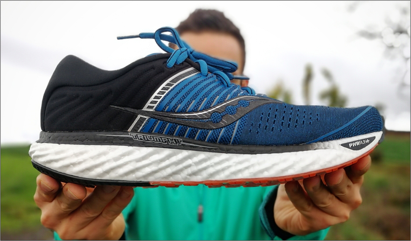 Erfahrungsbericht Der Triumph 17 von Saucony im Praxistest. PR Sample Werbung Laufblog fur Hobbylaufer die das Laufen lieben