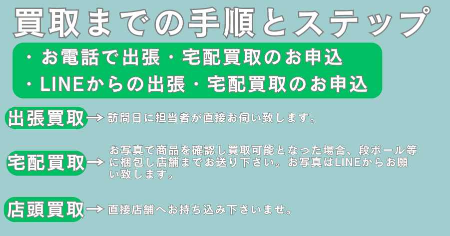 掛け軸買取の手順