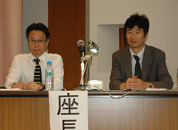 西村直記先生（左）と福田裕康先生（右）