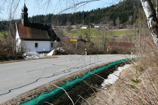 Der Zaun in der Ortschaft Katzenbach