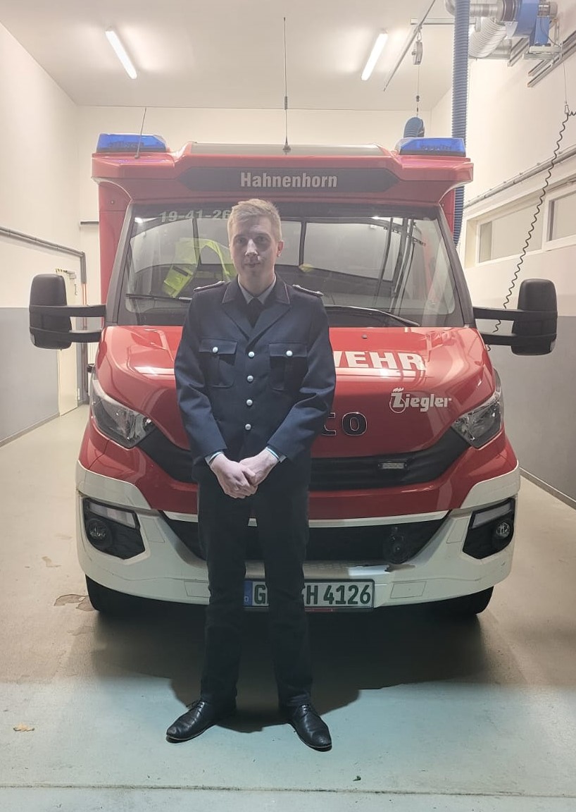Atemschutzgerätewart Lukas Leudolph