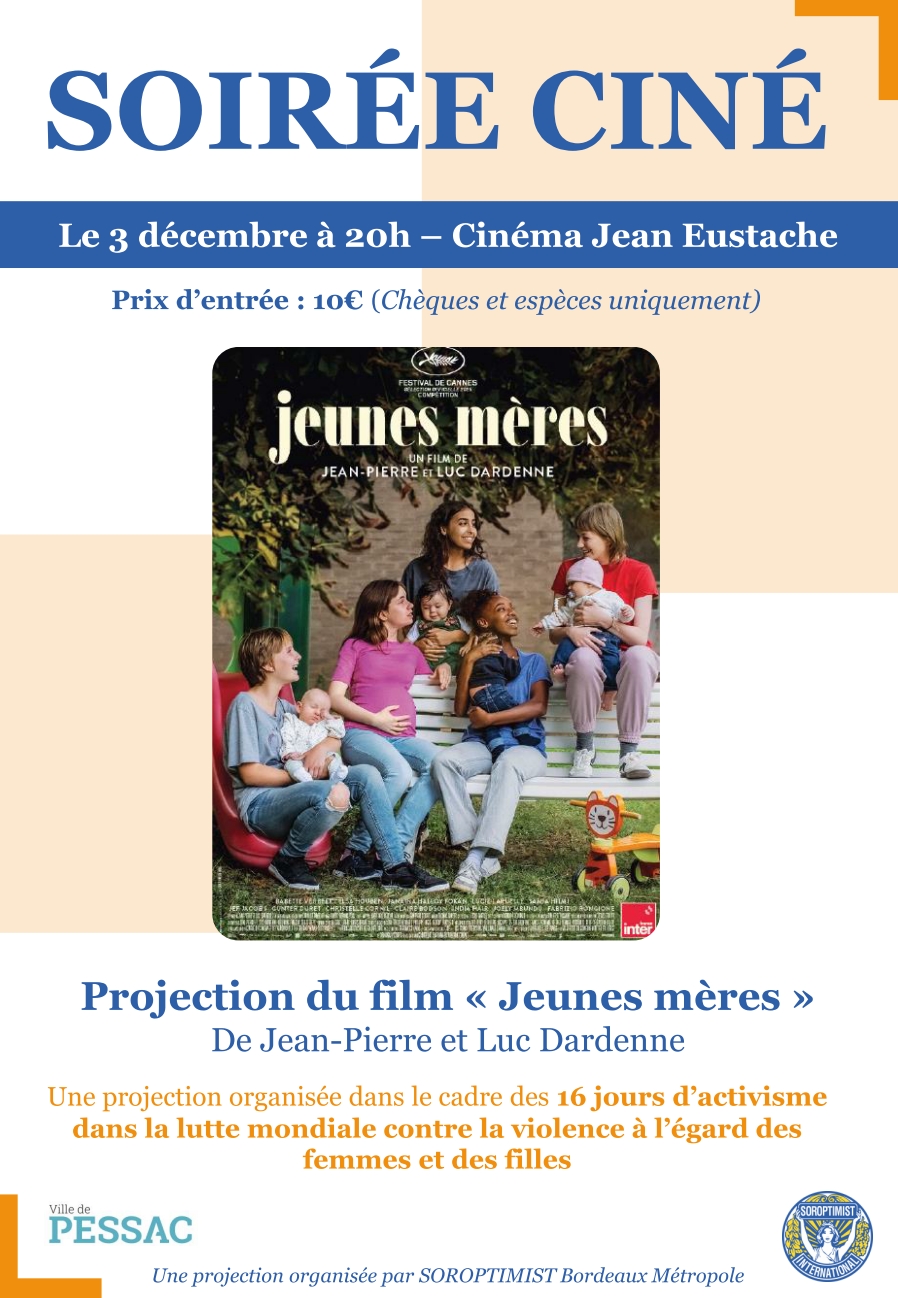 Mercredi 3 décembre : La maison de Simone s'associe à la soirée annuelle du Club Soroptimist Bordeaux métropole