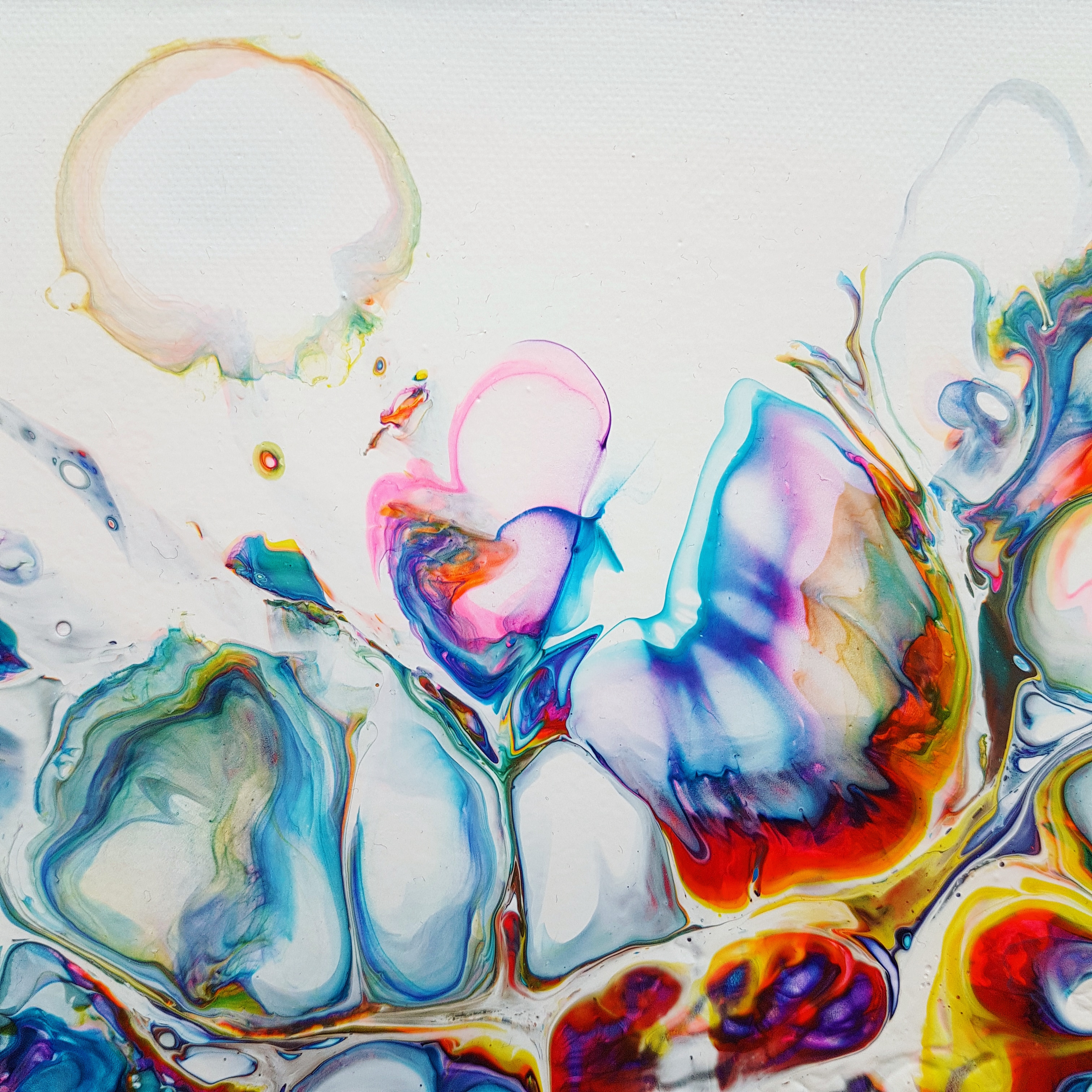 Acrylic Pouring + Blob Painting = Blob Pouring ...