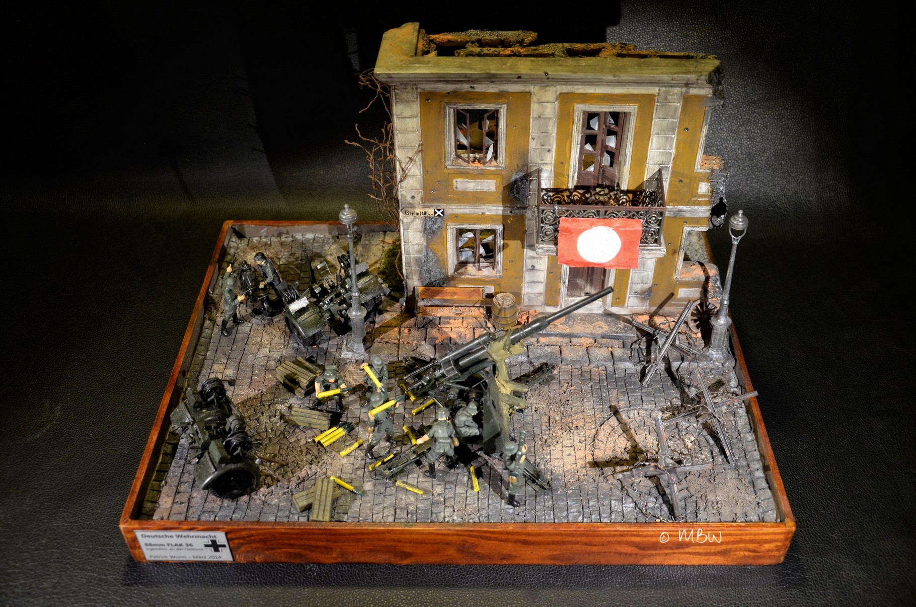 Diorama Flak 88 in Polen