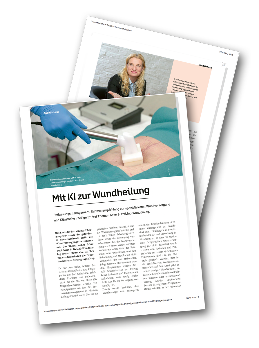 Mit KI zur Wundbehandlung