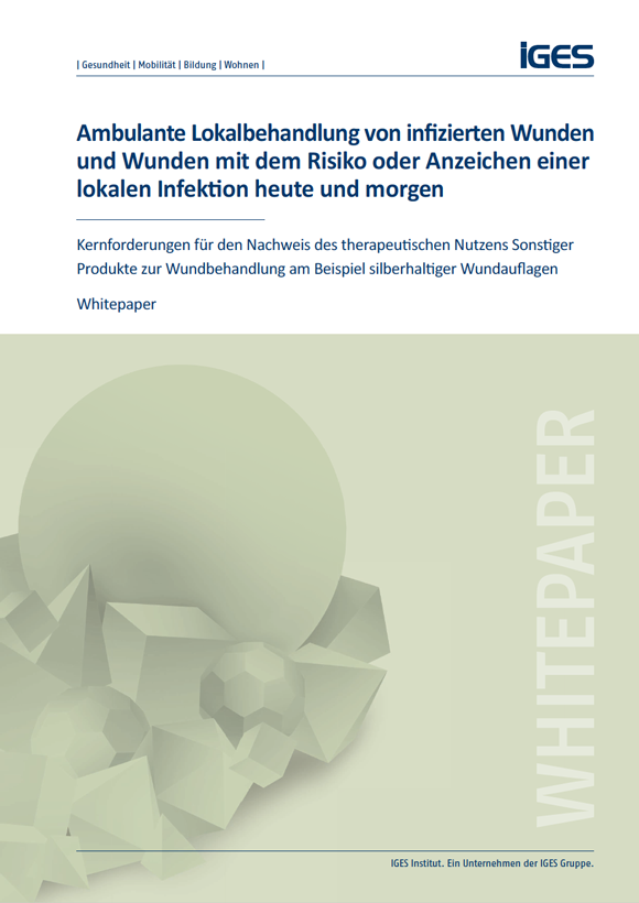 Ambulante Lokalbehandlung von infizierten Wunden und Wunden mit dem Risiko oder Anzeichen einer lokalen Infektion heute und morgen.