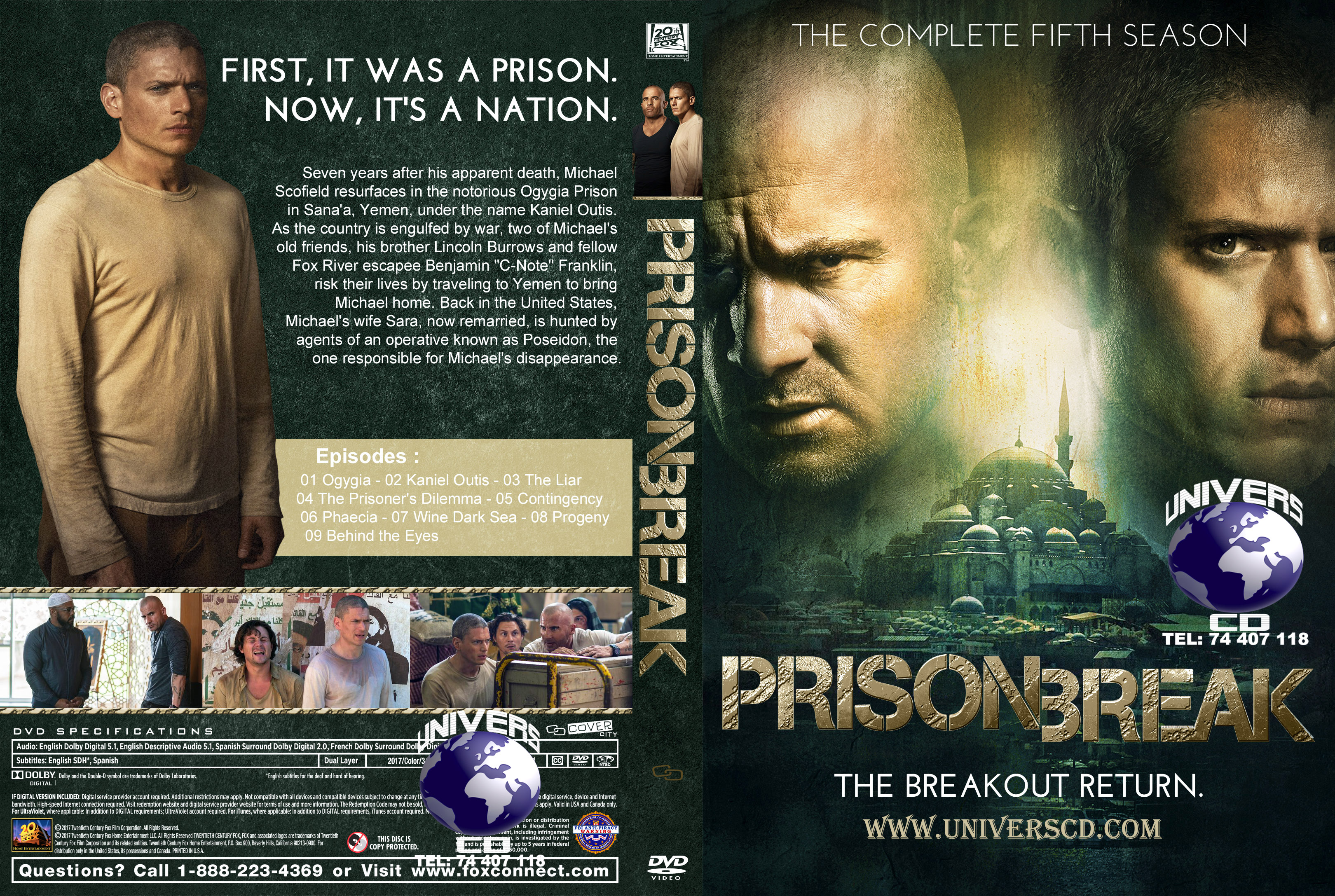 Prison Break Saison 5-By Univers CD