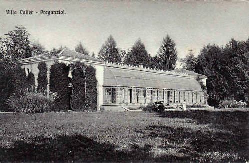 Foto del XIX Secolo poco prima la demolizione della facciata della villa
