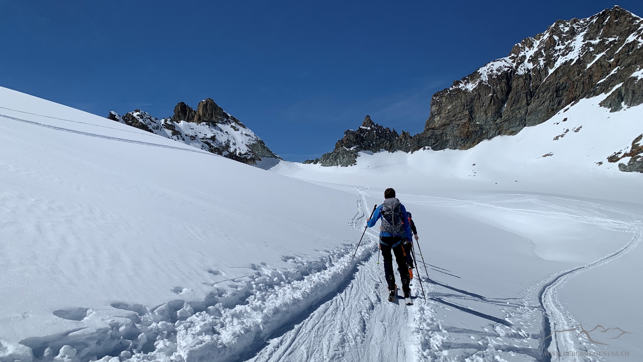 Col de Bertol in Sicht