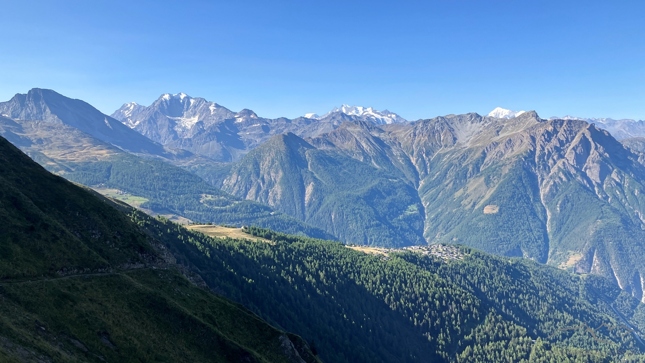 Blick zurück nach Rosswald