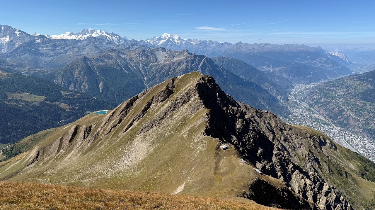 Grasflanke liegt hinter uns..Blick zurück..