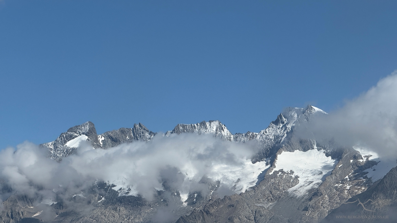 Chamm, Fiescher Gabelhorn, Schönbühlhorn und Wannenhorn