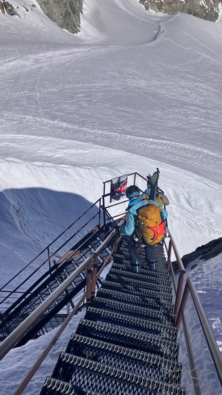 Runter auf den Gletscher