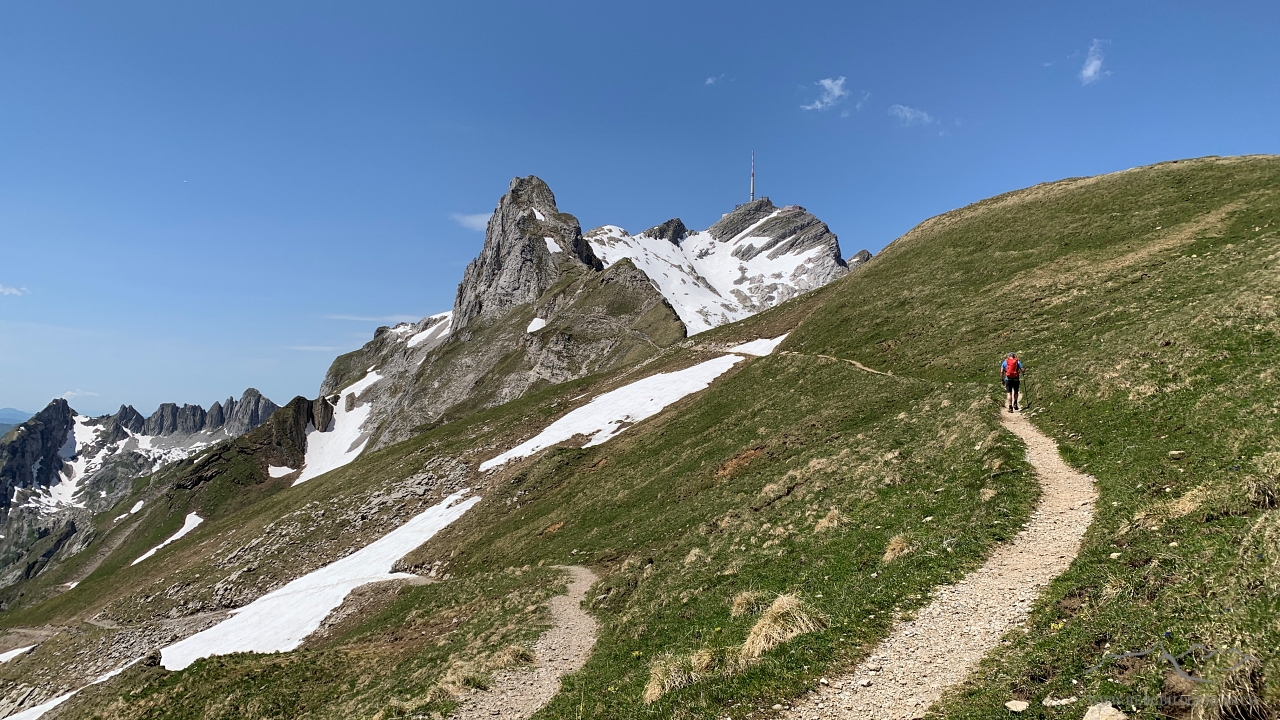Weiter über den Lisengrat zum Säntis