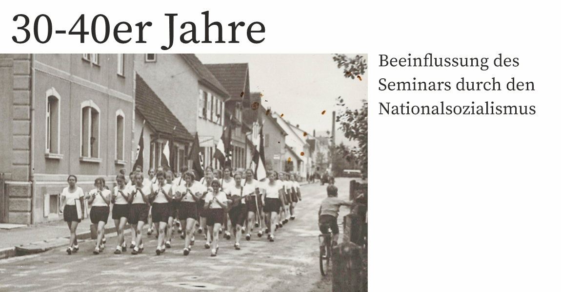 100 Jahre Seminar Kirchheim - 1930-1940