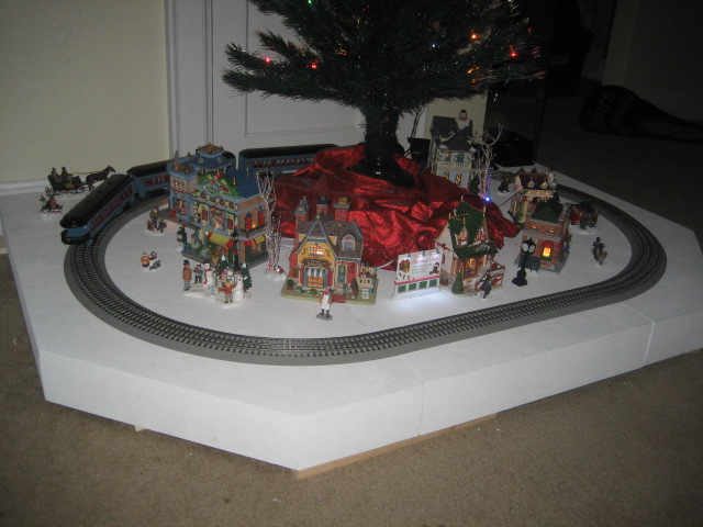 The Christmas Train Platform is completed! - idlewoodworker