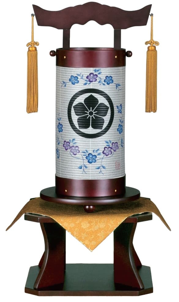 盆提灯 創作提灯 法明燈 桜調 手漉き唐草 50号（D8588S）