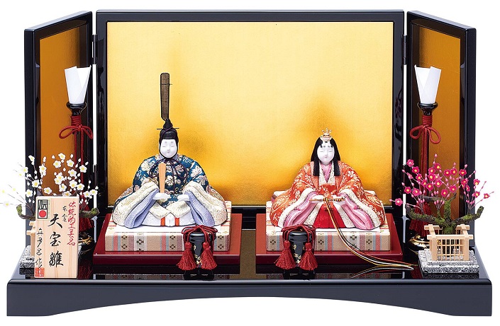 真多呂人形「本金 天宝雛セット」 - 伽楠（かなん）