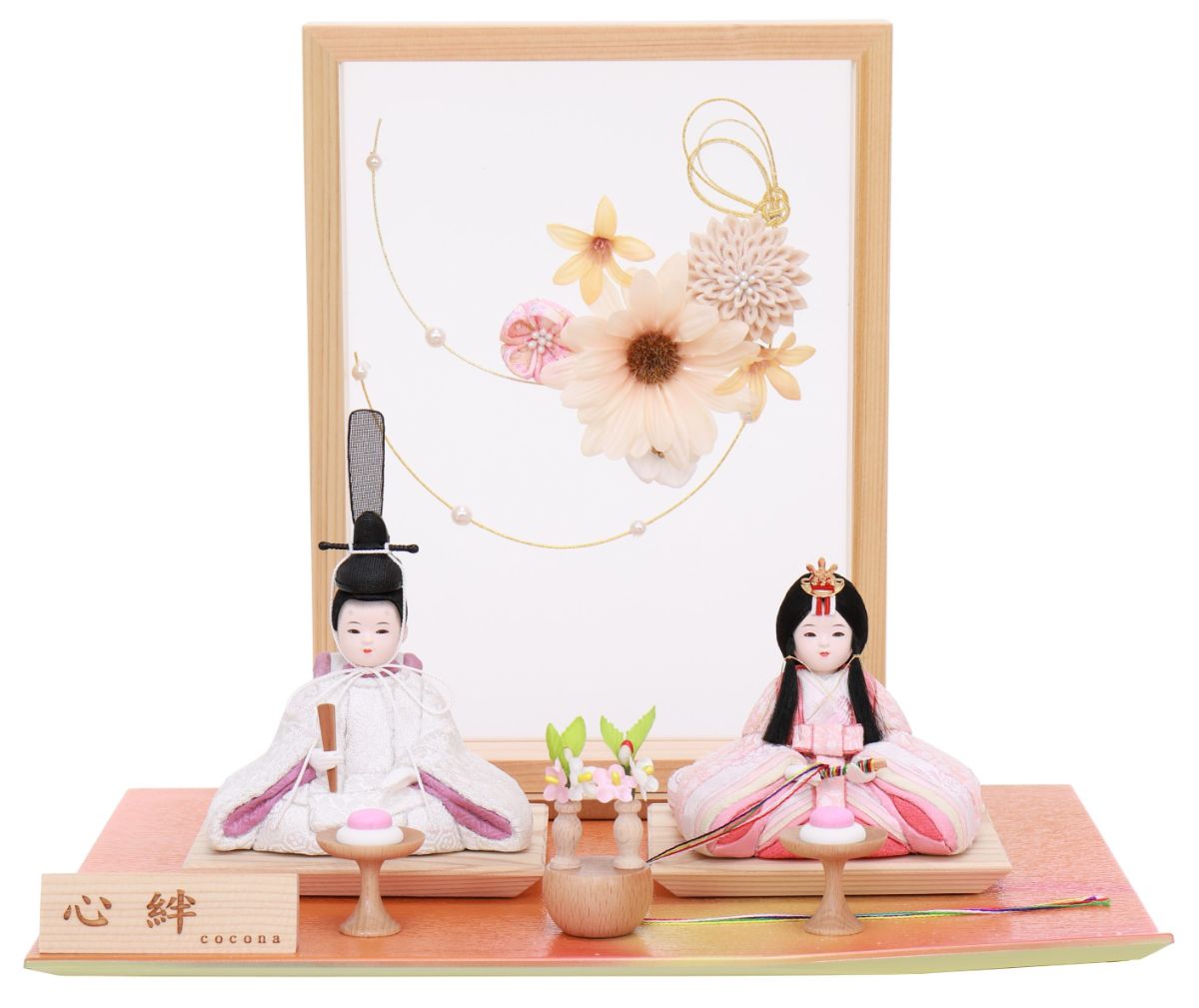 ひな人形 木目込親王飾り 4M41-CN-804 - 伽楠（かなん）