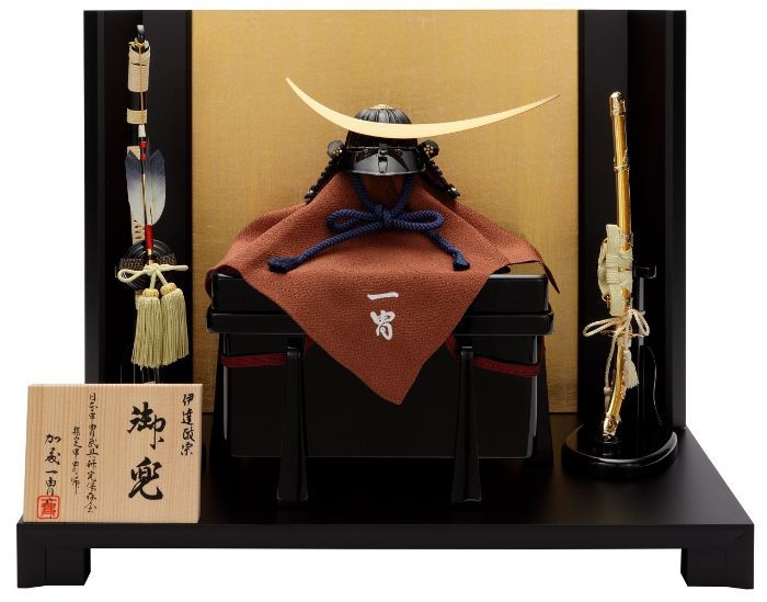 一冑作「四分の一 伊達政宗兜」彩セット - 伽楠（かなん）