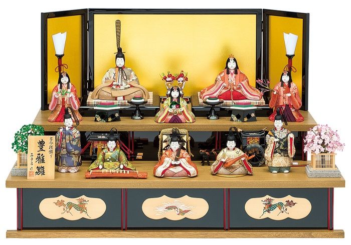 【2024年】お歳暮ギフト 真多呂人形「豊雅雛10人飾り」 伽楠（かなん） - 雛人形・ひな祭り