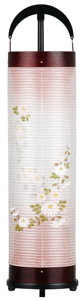 盆提灯 創作提灯 立花 6号 桜調 絹二重（3964）