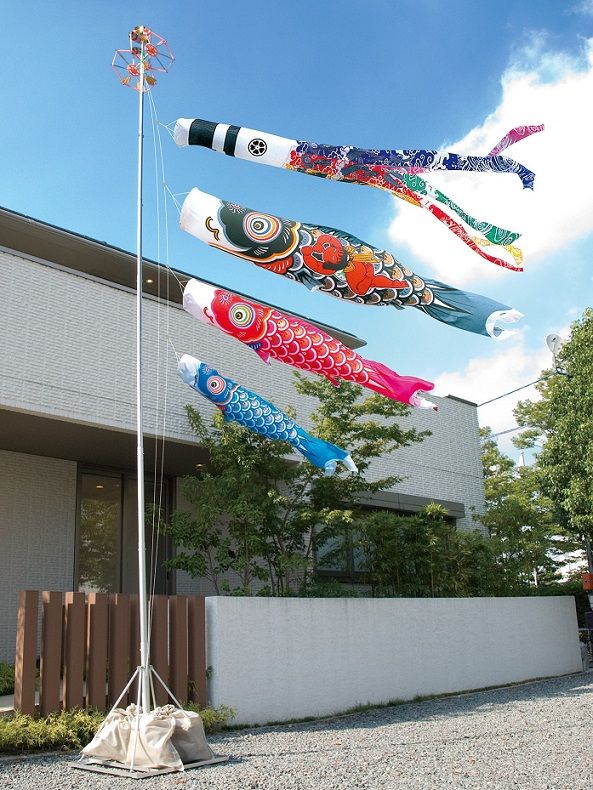 鯉のぼり 庭 園用 3m6点セット 錦龍 こいのぼり ポール別売り 徳永鯉のぼり 庭園用 こいのぼり錦龍（きんりゅう） 3m6点セット