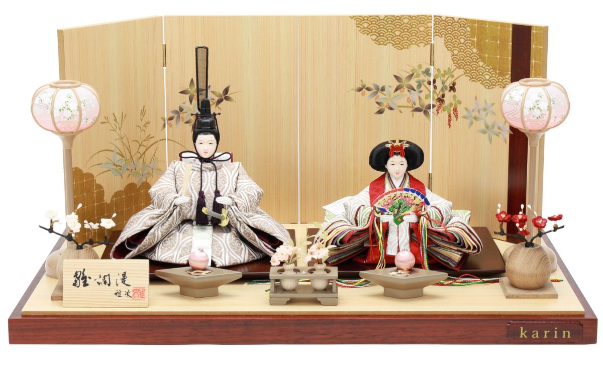 ひな人形 親王飾り 4M11-GT-119 - 伽楠（かなん）