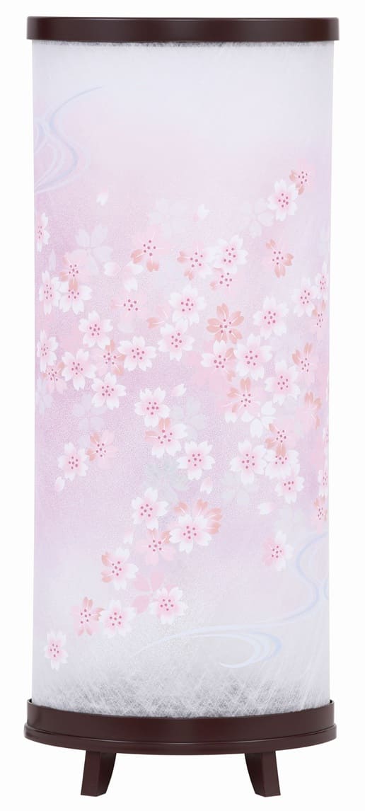 盆提灯 創作提灯 霊前灯 おとわ1号 桜 紫檀色（8842-90-183） - 伽楠