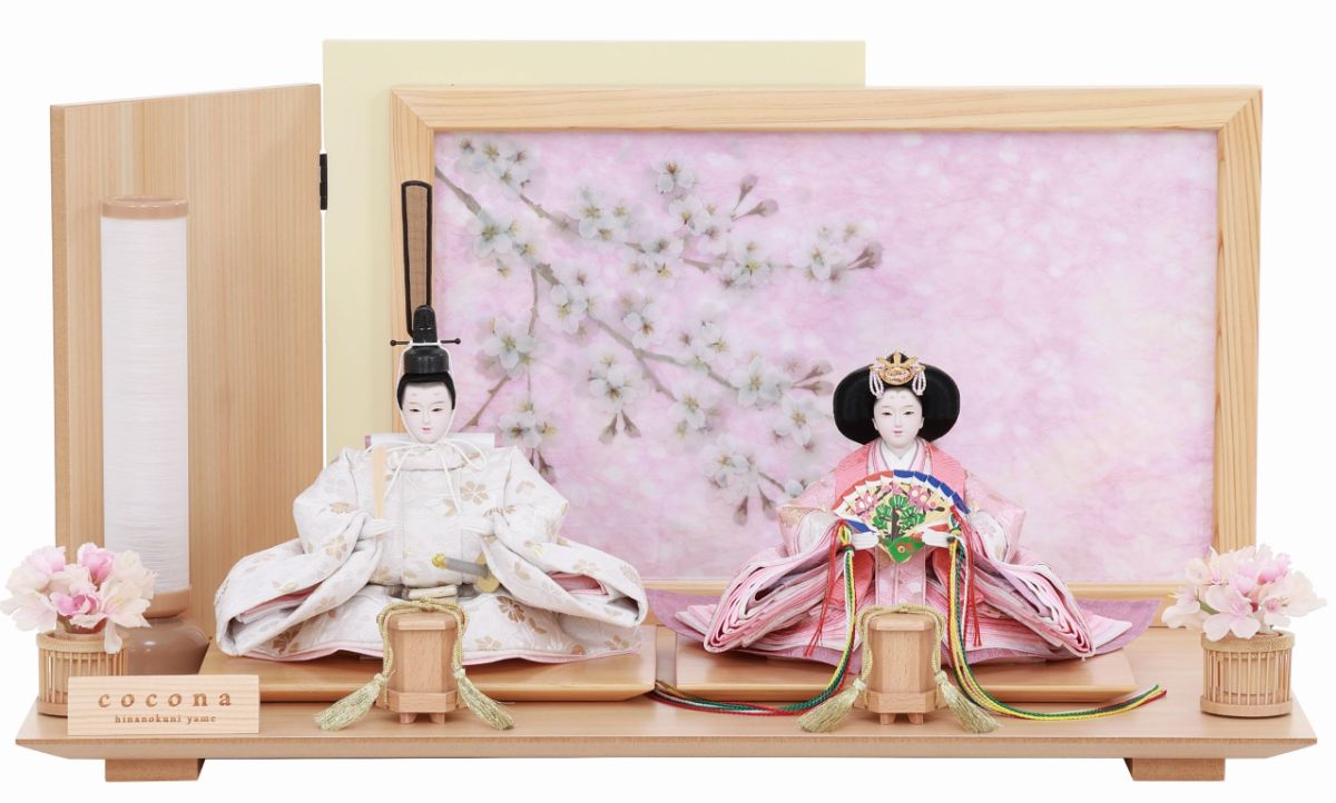 お雛様 雛人形 ひな人形 親王飾り 4M11-ST-156 - 伽楠（かなん）