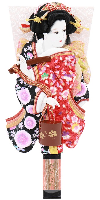 黒塗り羽子板10号羽子板飾り 羽子板10号 - 伽楠（かなん）