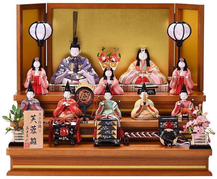 真多呂人形「芙蓉雛10人飾り」 - 伽楠（かなん）