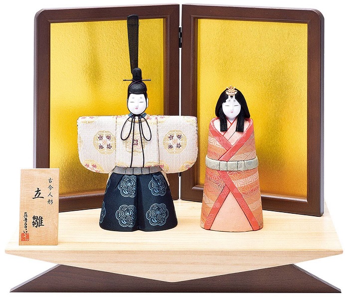 立雛　真多呂人形 真多呂人形作 光明立雛 木目込み