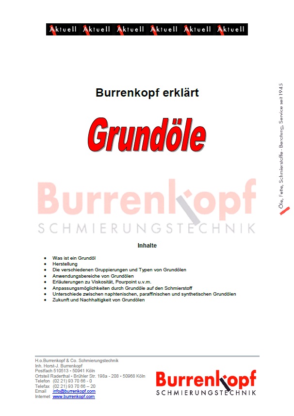 Burrenkopf erklärt: GRUNDÖL