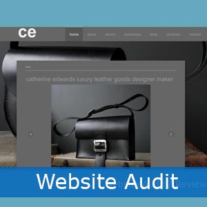 art business website audit
