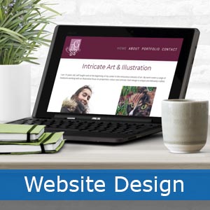 simple art marketing website design photography