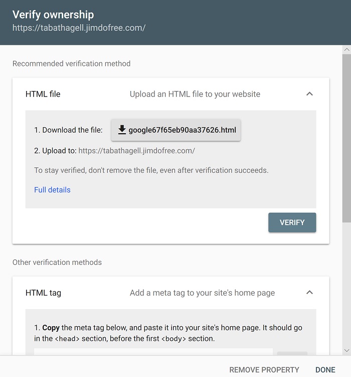 search engine optimisation google search console art