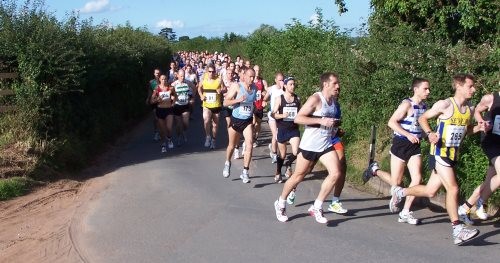 Start of the 2009 Gloucester Half Marathon