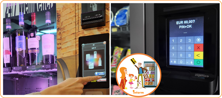 inform GmbH präsentierte innovative Verkaufsautomatentechnik