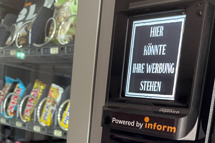 Digitale Werbemöglichkeit via NFC-Terminals an Verkaufsautomaten