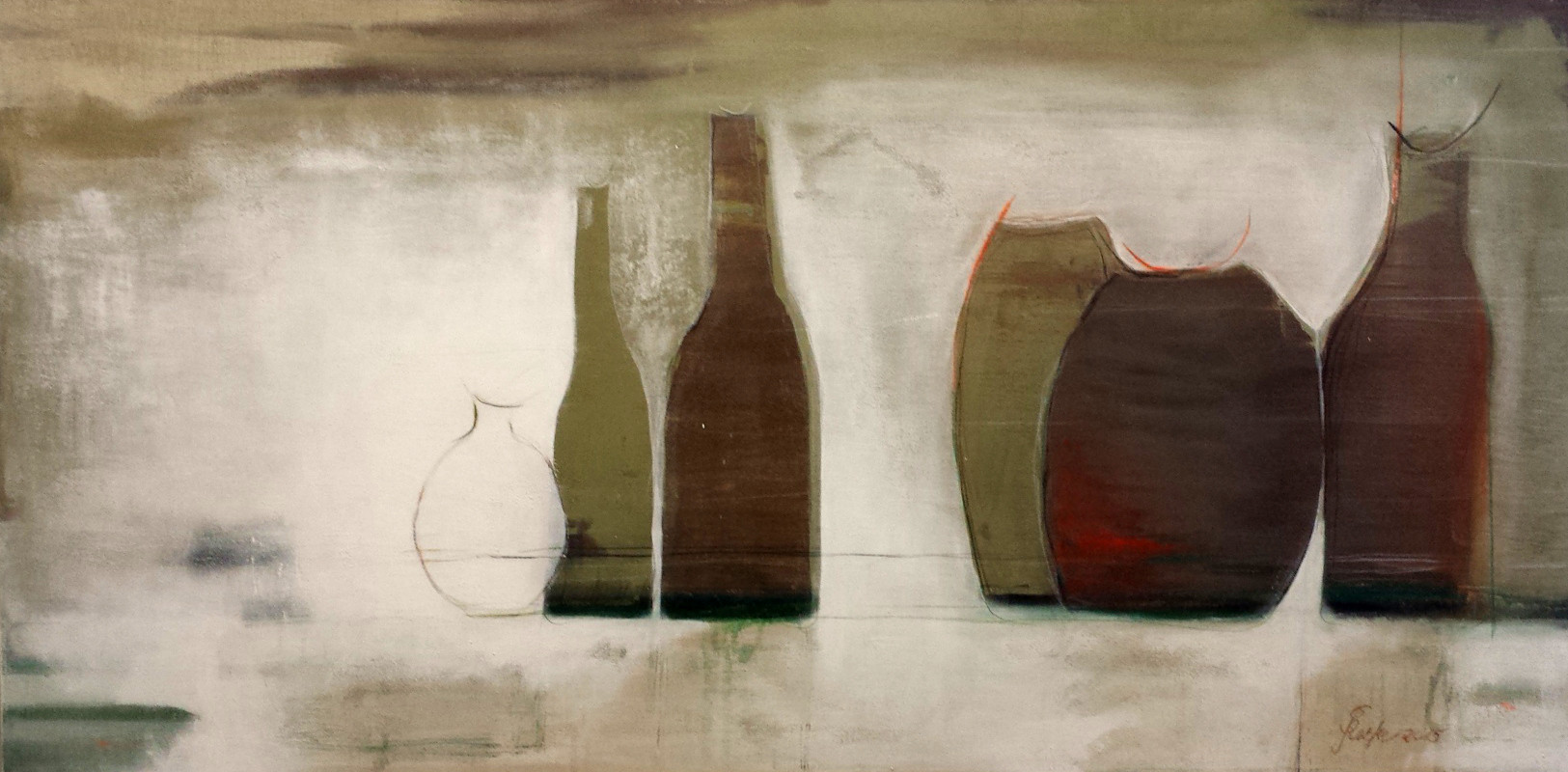 "Krüge" - 120x60 cm