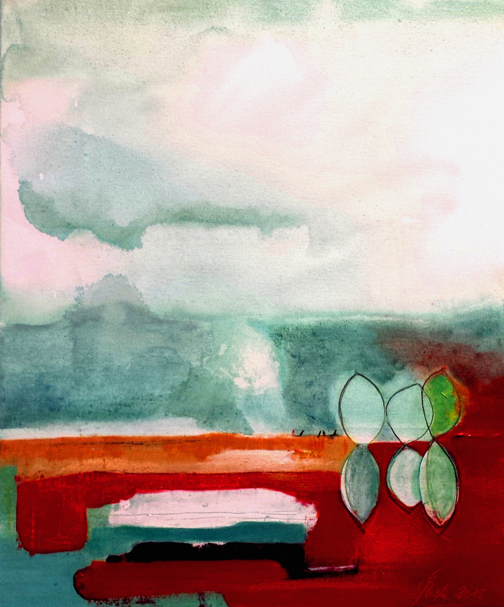 "Herbstwanderung" - 50x60 cm