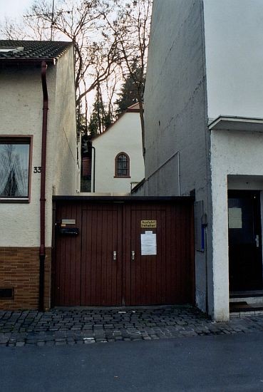 Blick zur Synagoge von der Wormser Straße