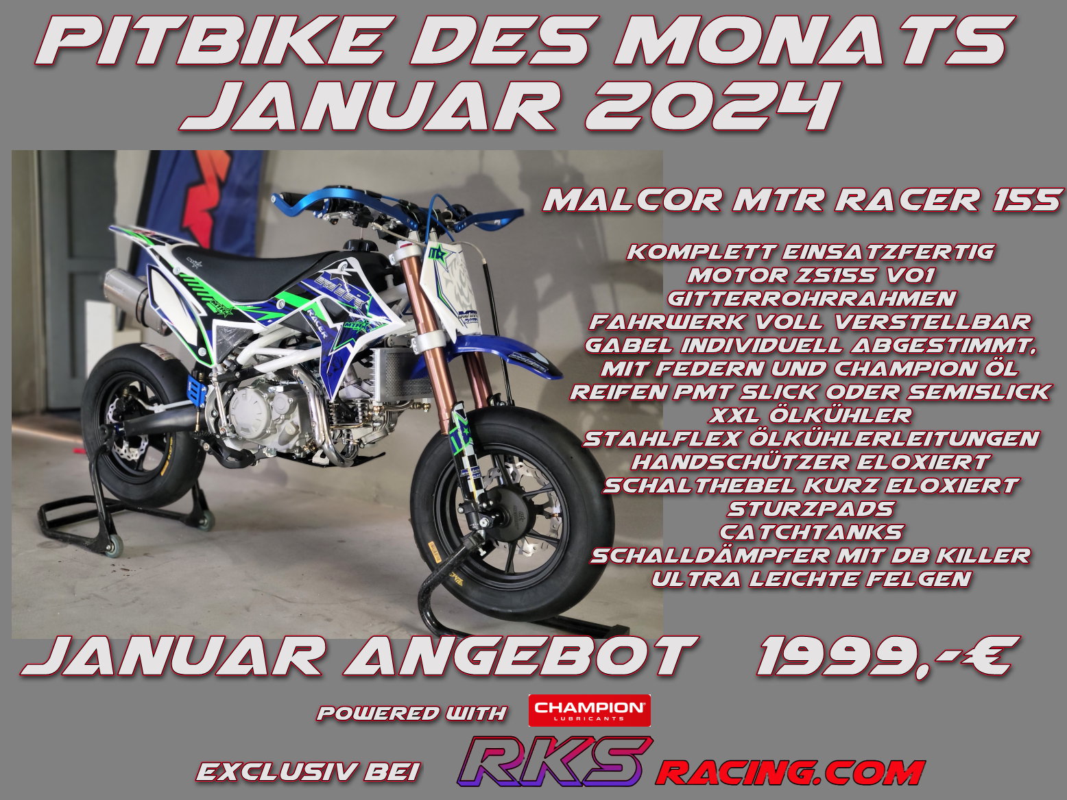 Bestes Pitbike - Pitbike des Monats