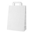 shopper in carta bianca