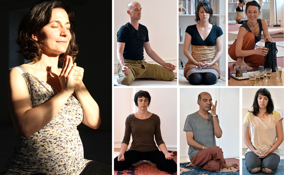 Assise silencieuse et Méditation à la fin de la séance de Hatha Yoga - Pranayama - Mudra