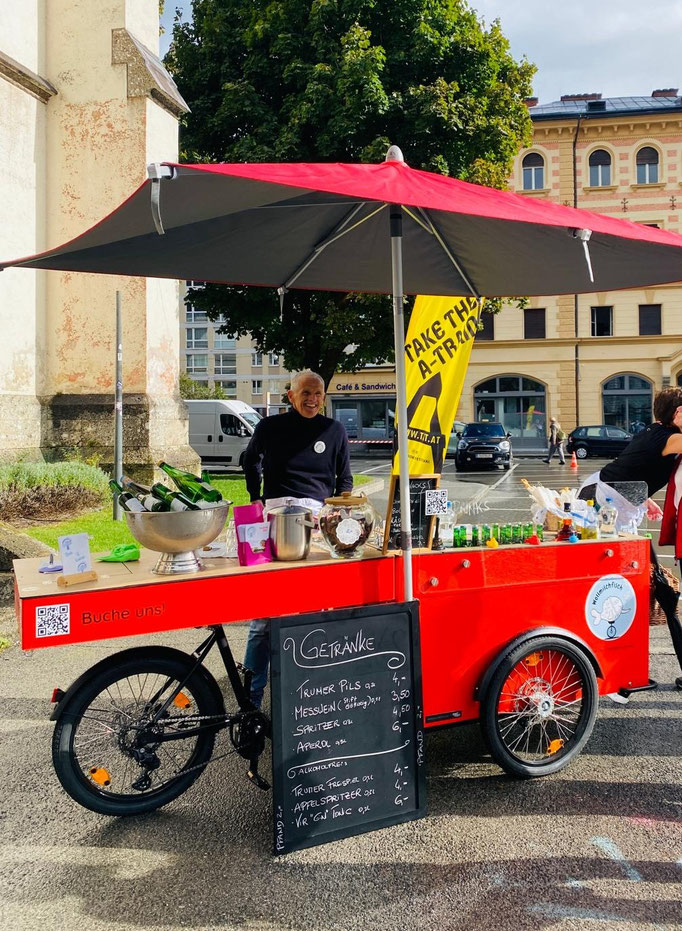 Mobile Bar beim Musikfestival