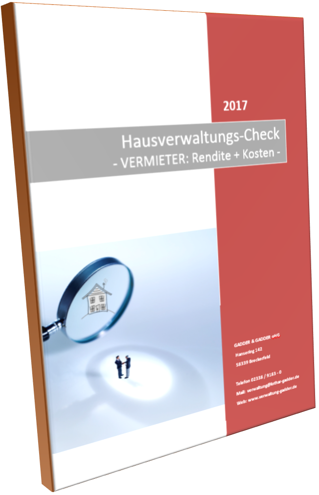 Hausverwaltungs Check Vermieter Als Mittel Zur Akquise Produkte