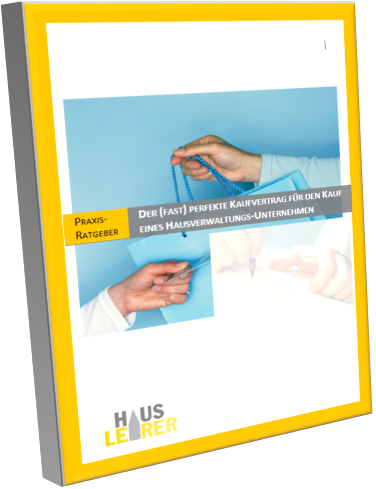 Kaufvertrag Unternehmenskauf Verkauf Hausverwaltung Produkte