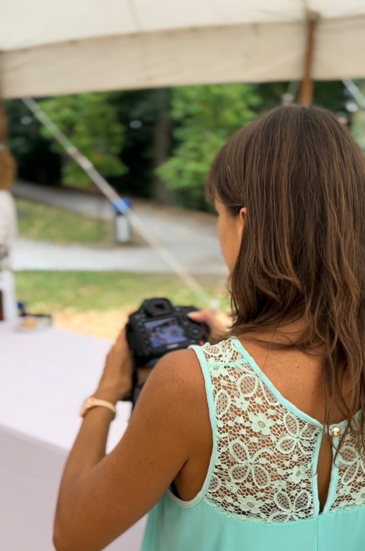 Julia Usunow Hochzeitsfotografin in Action